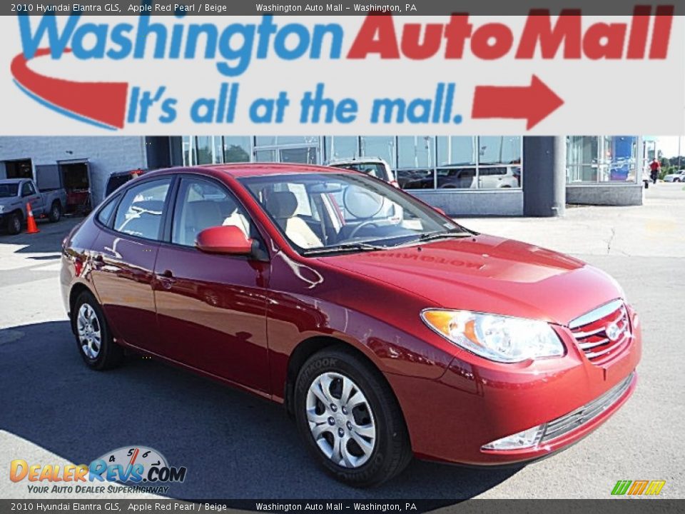2010 Hyundai Elantra GLS Apple Red Pearl / Beige Photo #1