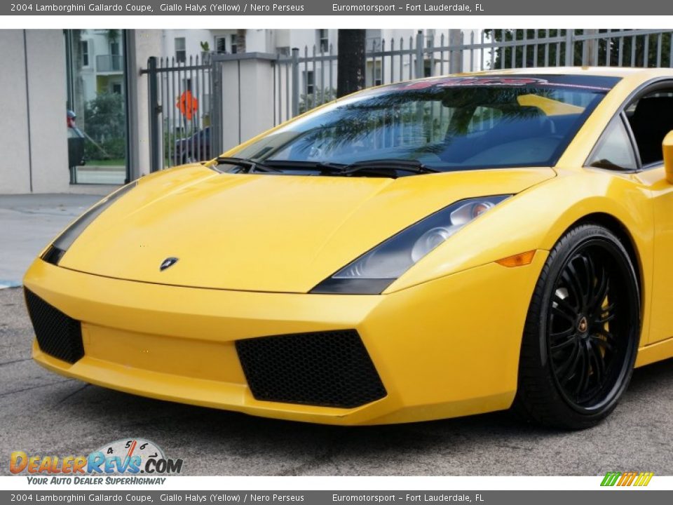 2004 Lamborghini Gallardo Coupe Giallo Halys (Yellow) / Nero Perseus Photo #19