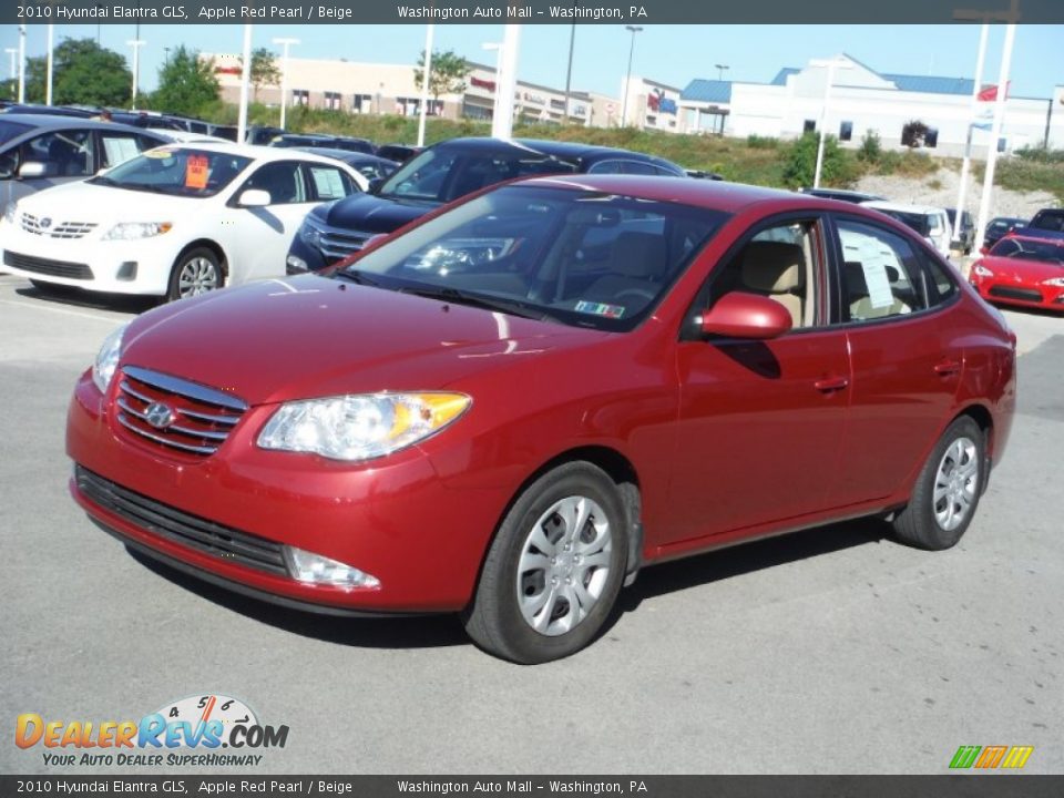 2010 Hyundai Elantra GLS Apple Red Pearl / Beige Photo #4