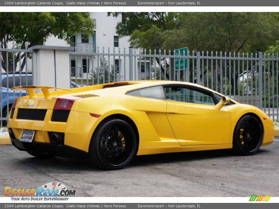 2004 Lamborghini Gallardo Coupe Giallo Halys (Yellow) / Nero Perseus Photo #24