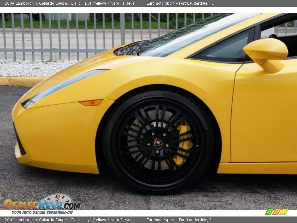 2004 Lamborghini Gallardo Coupe Giallo Halys (Yellow) / Nero Perseus Photo #25