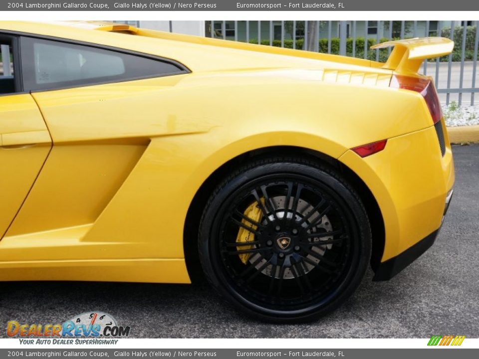 2004 Lamborghini Gallardo Coupe Giallo Halys (Yellow) / Nero Perseus Photo #26