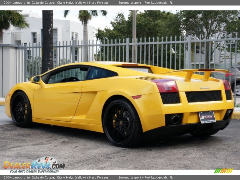 2004 Lamborghini Gallardo Coupe Giallo Halys (Yellow) / Nero Perseus Photo #27