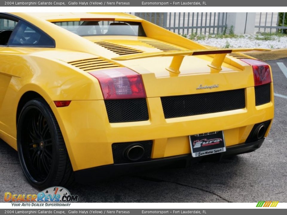 2004 Lamborghini Gallardo Coupe Giallo Halys (Yellow) / Nero Perseus Photo #28
