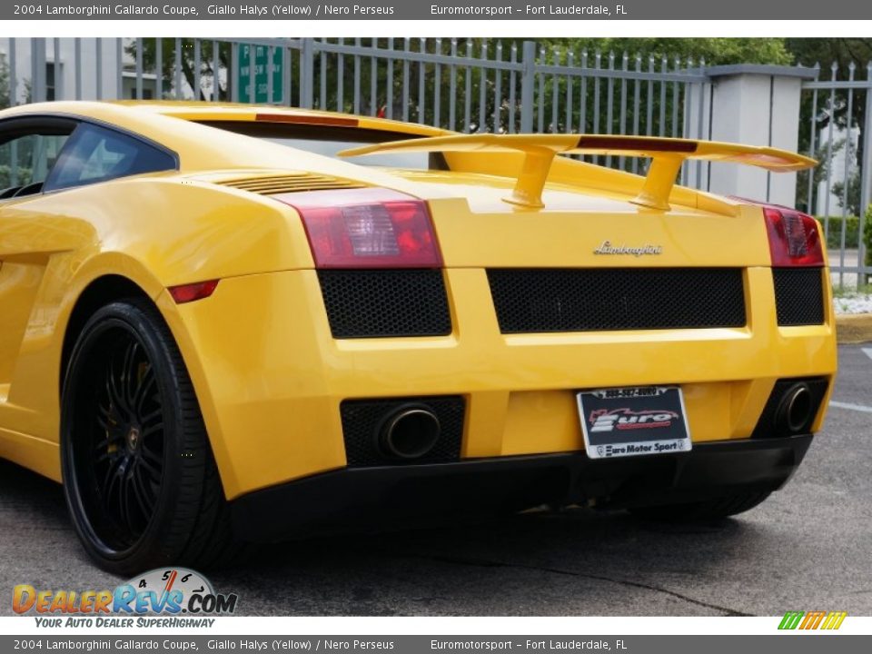 2004 Lamborghini Gallardo Coupe Giallo Halys (Yellow) / Nero Perseus Photo #29