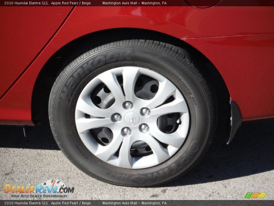 2010 Hyundai Elantra GLS Apple Red Pearl / Beige Photo #6