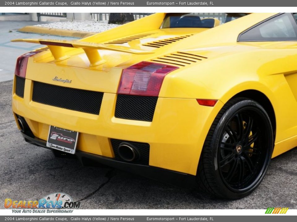 2004 Lamborghini Gallardo Coupe Giallo Halys (Yellow) / Nero Perseus Photo #33