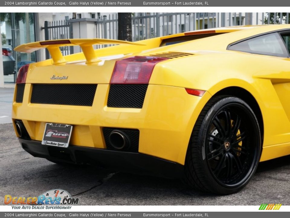 2004 Lamborghini Gallardo Coupe Giallo Halys (Yellow) / Nero Perseus Photo #34