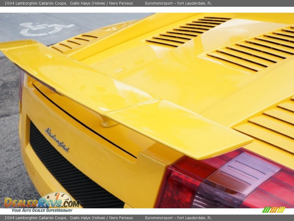 2004 Lamborghini Gallardo Coupe Giallo Halys (Yellow) / Nero Perseus Photo #37