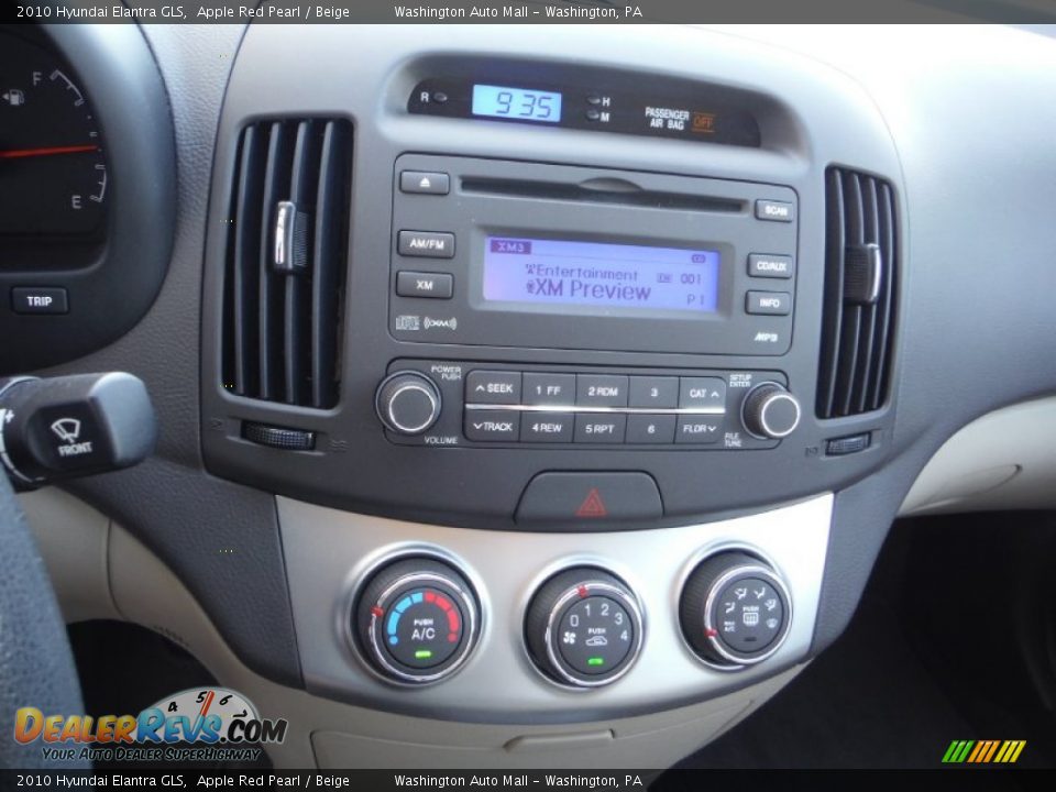 2010 Hyundai Elantra GLS Apple Red Pearl / Beige Photo #13