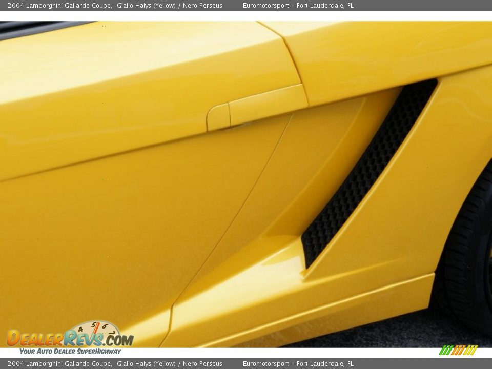 2004 Lamborghini Gallardo Coupe Giallo Halys (Yellow) / Nero Perseus Photo #39