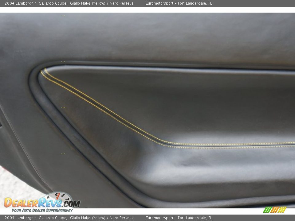 2004 Lamborghini Gallardo Coupe Giallo Halys (Yellow) / Nero Perseus Photo #41
