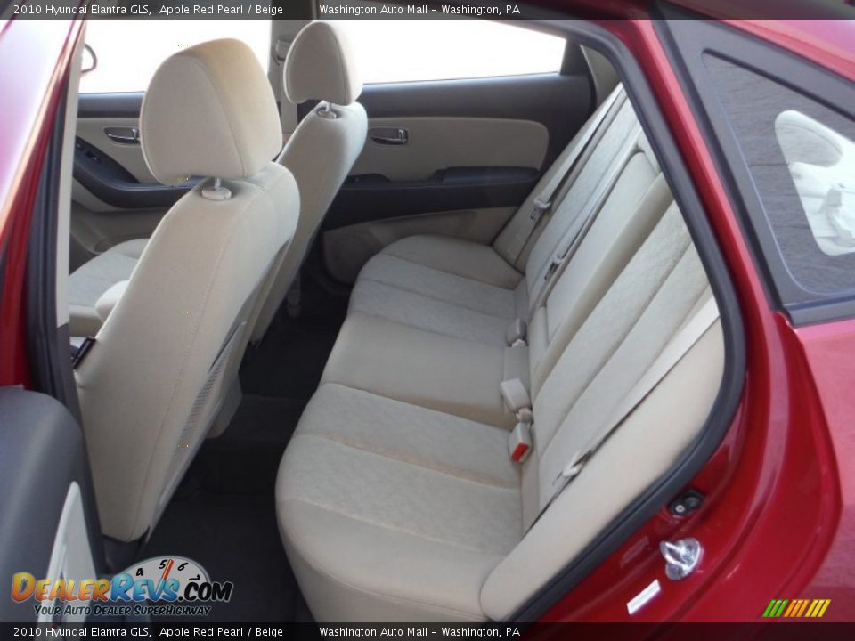 2010 Hyundai Elantra GLS Apple Red Pearl / Beige Photo #16