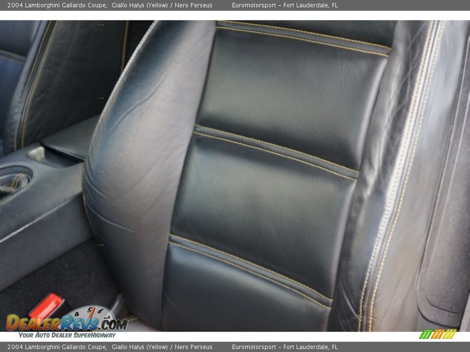 2004 Lamborghini Gallardo Coupe Giallo Halys (Yellow) / Nero Perseus Photo #43