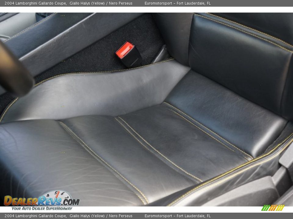 2004 Lamborghini Gallardo Coupe Giallo Halys (Yellow) / Nero Perseus Photo #44