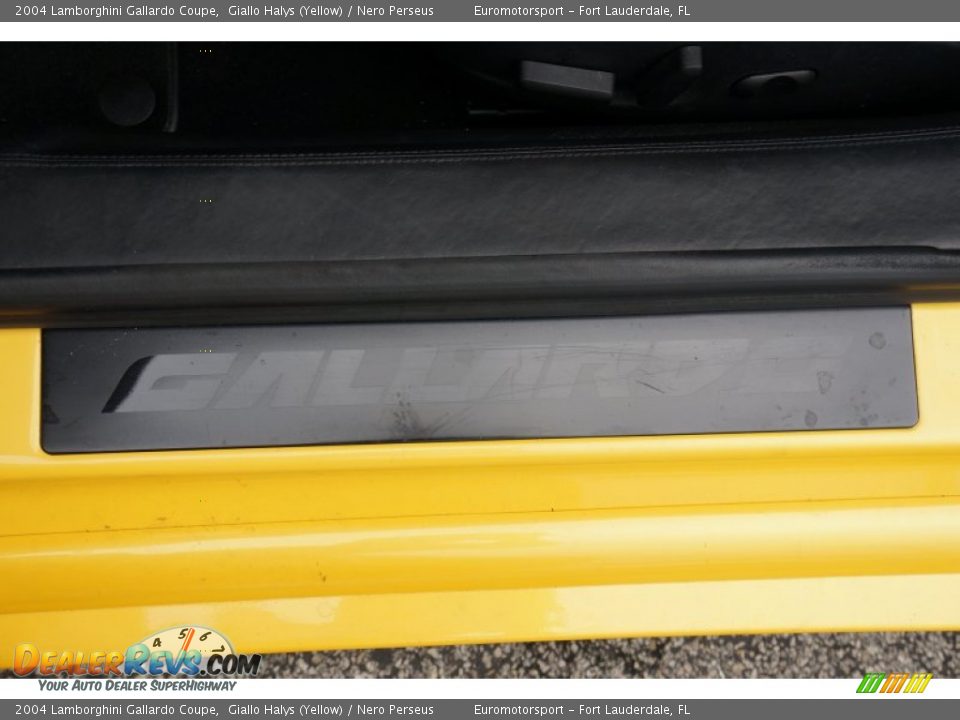 2004 Lamborghini Gallardo Coupe Giallo Halys (Yellow) / Nero Perseus Photo #46