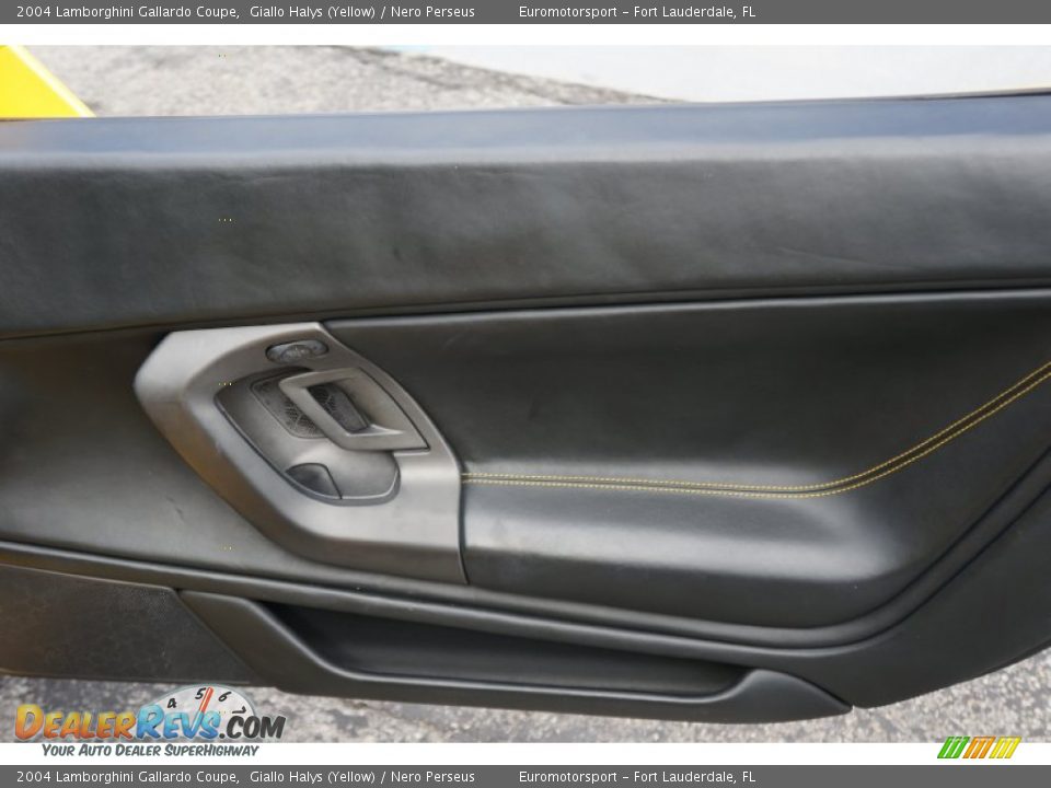 2004 Lamborghini Gallardo Coupe Giallo Halys (Yellow) / Nero Perseus Photo #48