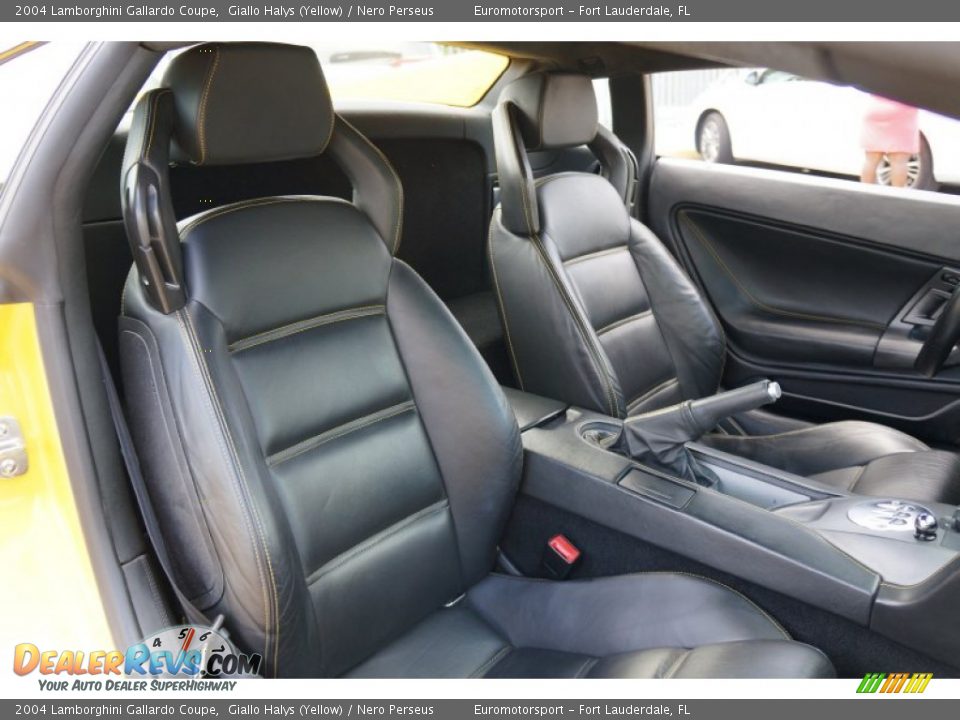 2004 Lamborghini Gallardo Coupe Giallo Halys (Yellow) / Nero Perseus Photo #51