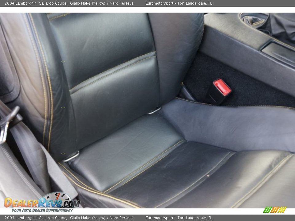 2004 Lamborghini Gallardo Coupe Giallo Halys (Yellow) / Nero Perseus Photo #52