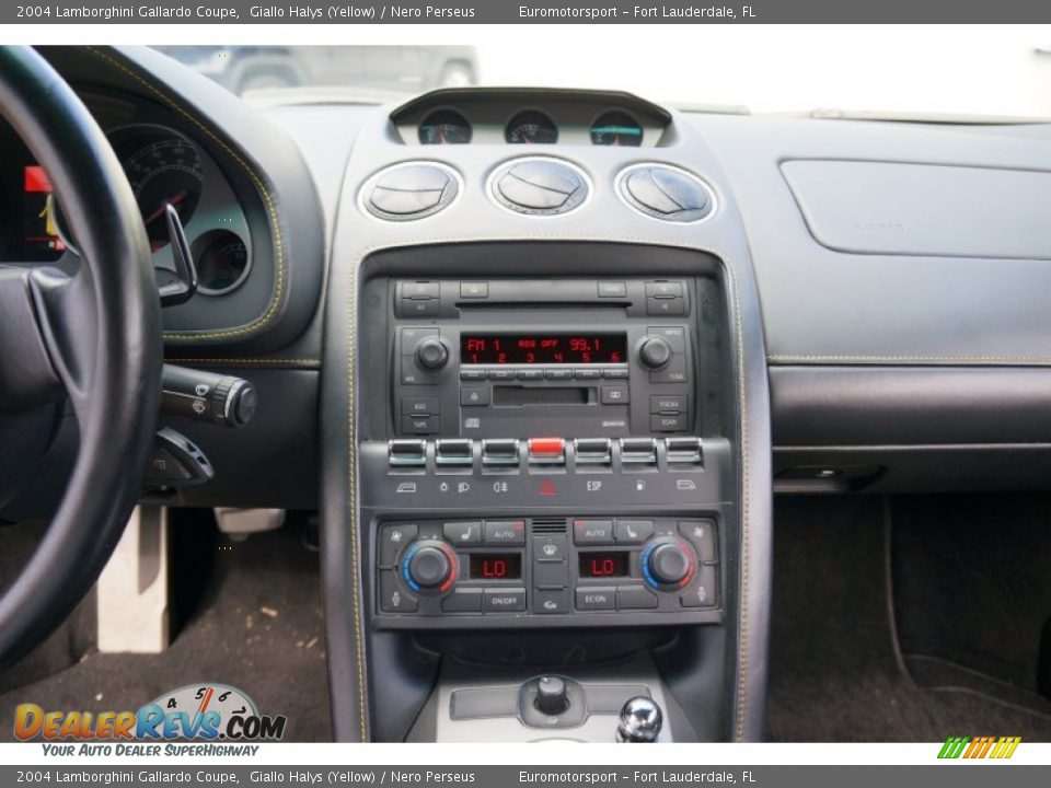 2004 Lamborghini Gallardo Coupe Giallo Halys (Yellow) / Nero Perseus Photo #54