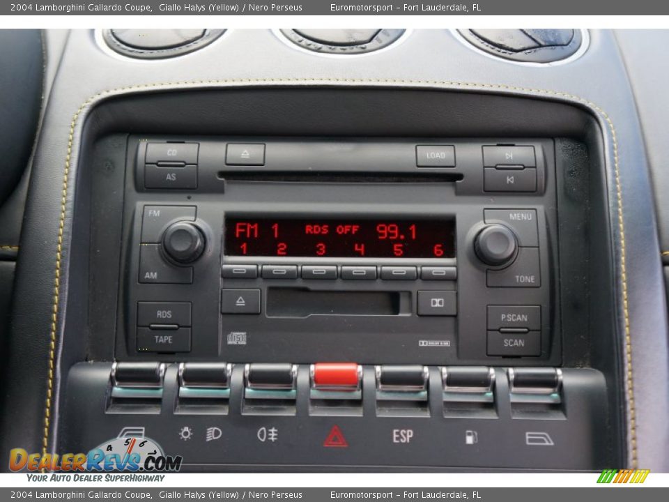 2004 Lamborghini Gallardo Coupe Giallo Halys (Yellow) / Nero Perseus Photo #57