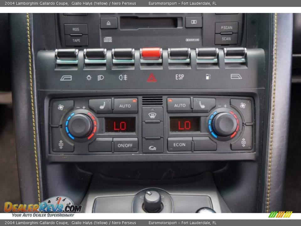 2004 Lamborghini Gallardo Coupe Giallo Halys (Yellow) / Nero Perseus Photo #58