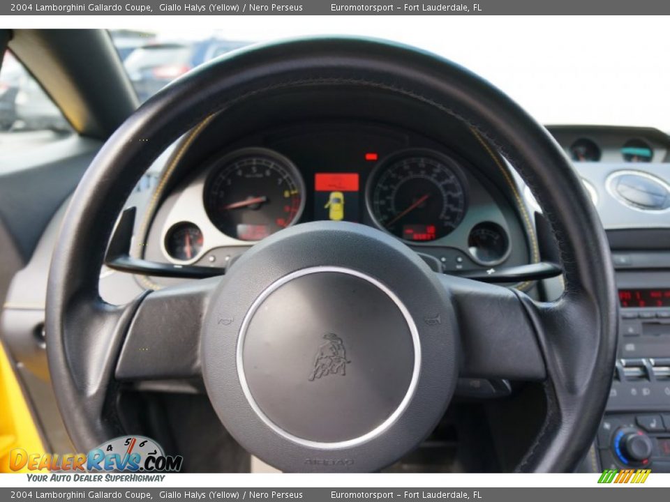 2004 Lamborghini Gallardo Coupe Giallo Halys (Yellow) / Nero Perseus Photo #60