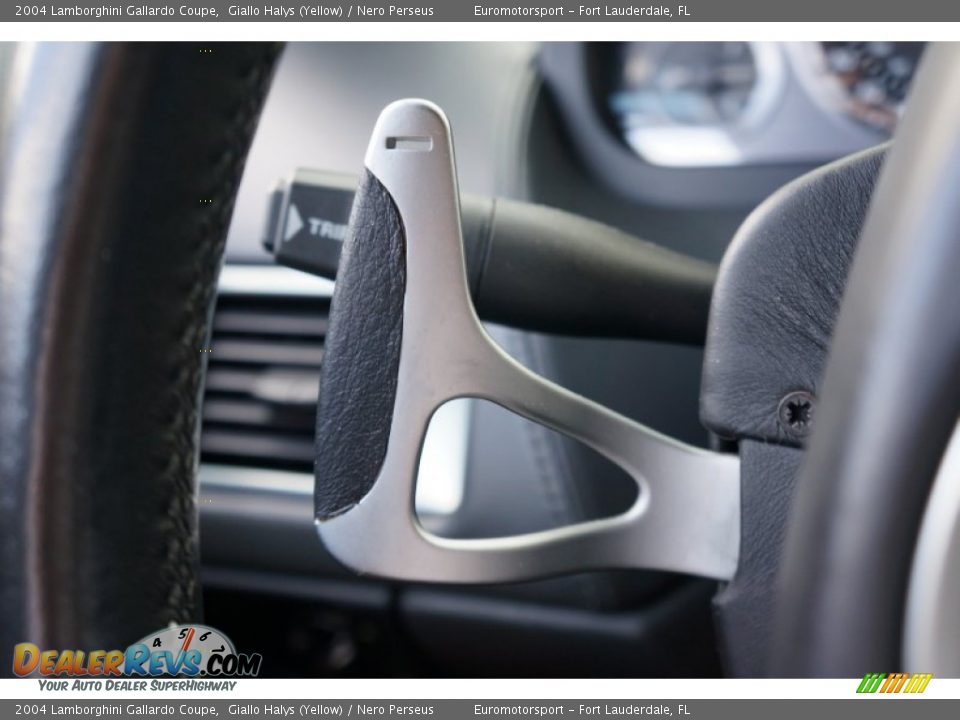 2004 Lamborghini Gallardo Coupe Giallo Halys (Yellow) / Nero Perseus Photo #63
