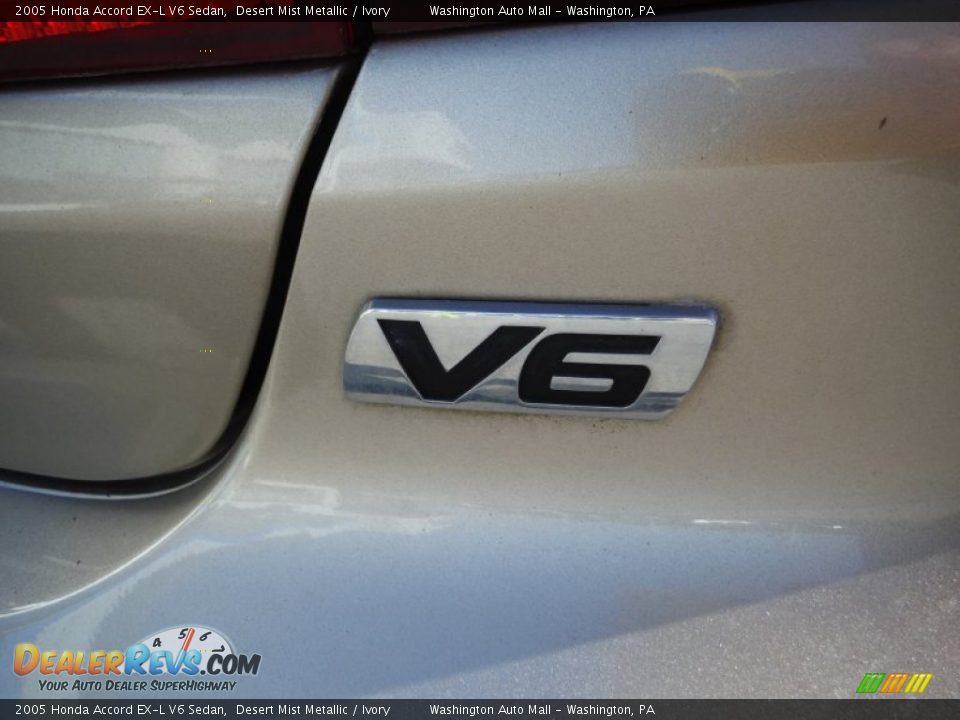 2005 Honda Accord EX-L V6 Sedan Desert Mist Metallic / Ivory Photo #9