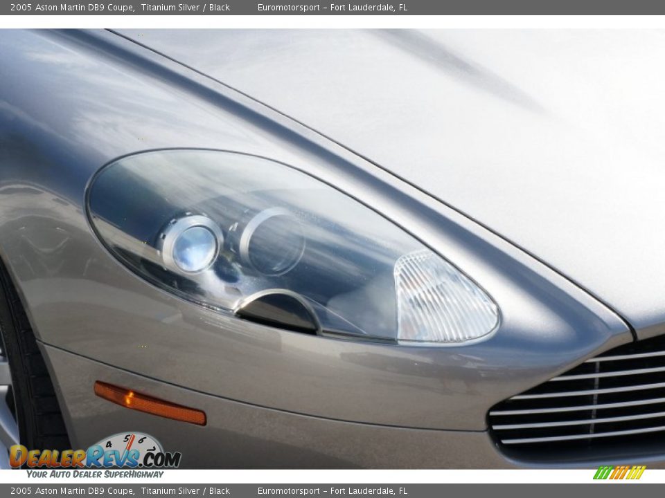 2005 Aston Martin DB9 Coupe Titanium Silver / Black Photo #23