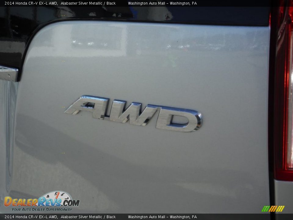 2014 Honda CR-V EX-L AWD Alabaster Silver Metallic / Black Photo #8