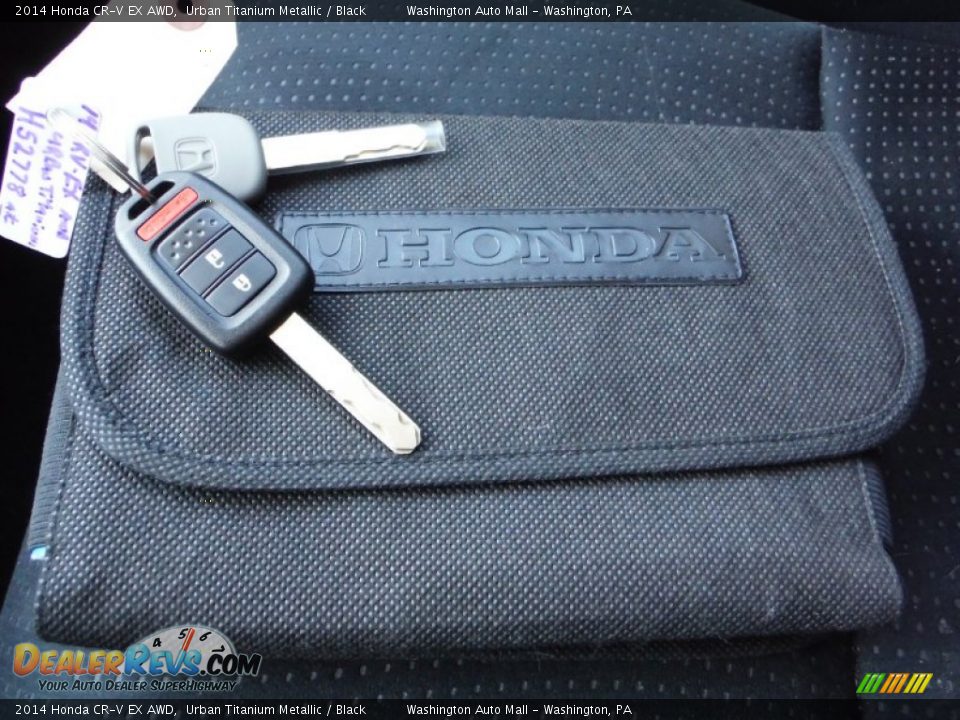 2014 Honda CR-V EX AWD Urban Titanium Metallic / Black Photo #18
