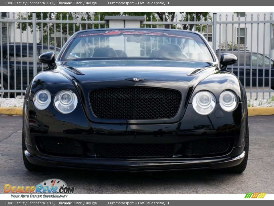2008 Bentley Continental GTC Diamond Black / Beluga Photo #2