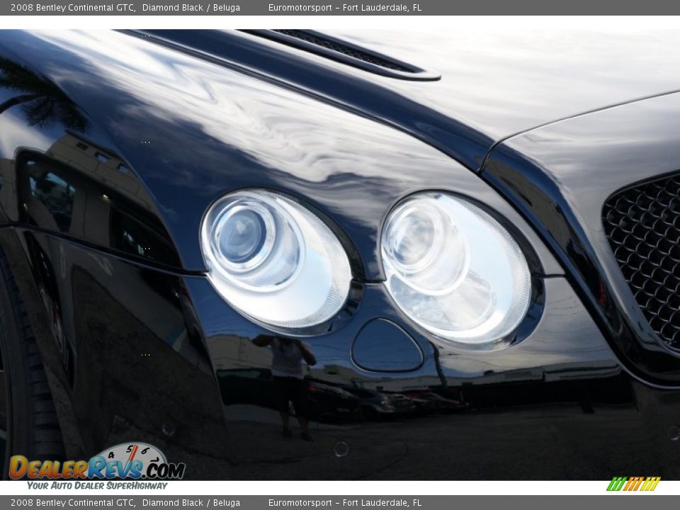 2008 Bentley Continental GTC Diamond Black / Beluga Photo #14