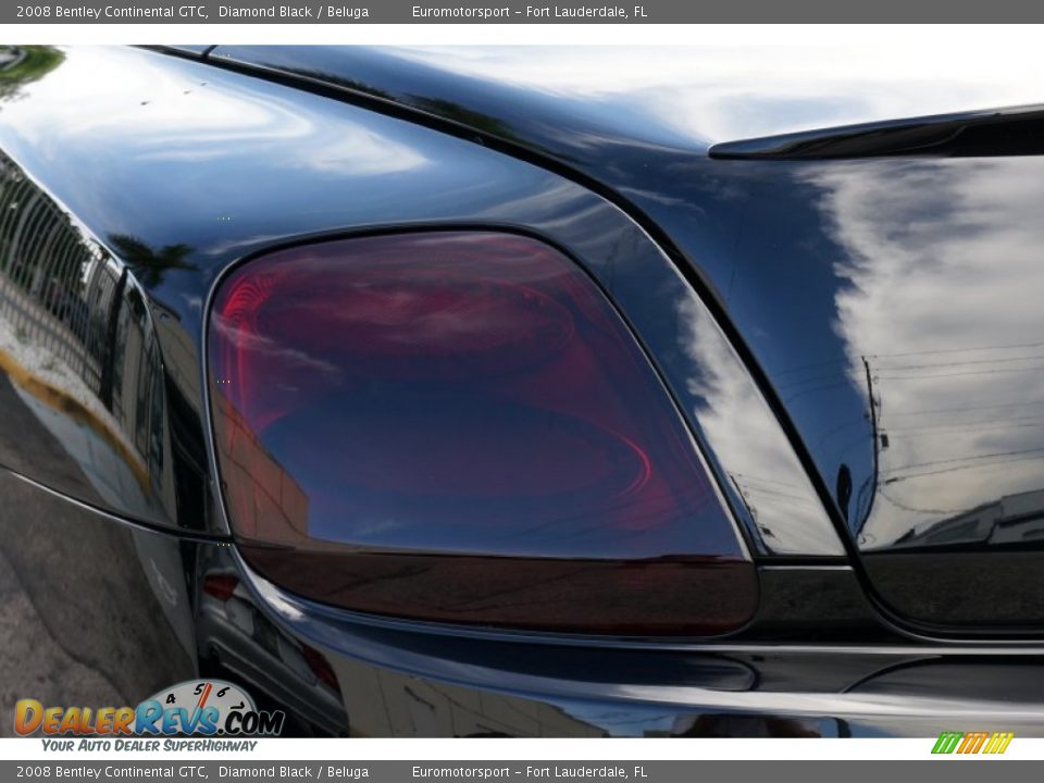 2008 Bentley Continental GTC Diamond Black / Beluga Photo #22