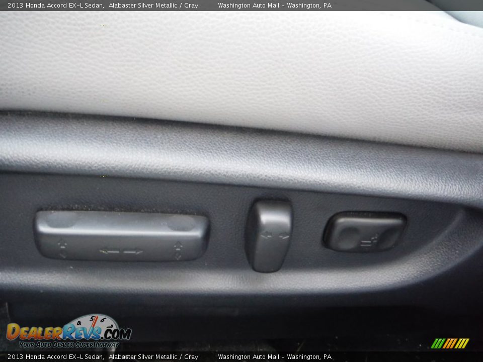 2013 Honda Accord EX-L Sedan Alabaster Silver Metallic / Gray Photo #12