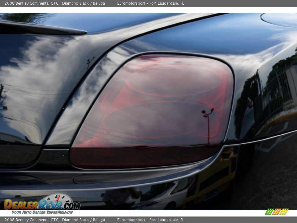 2008 Bentley Continental GTC Diamond Black / Beluga Photo #28