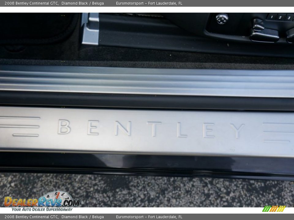 2008 Bentley Continental GTC Diamond Black / Beluga Photo #48