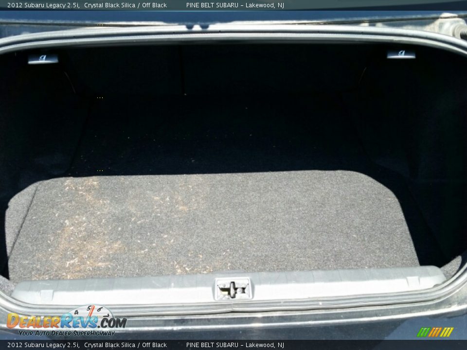 2012 Subaru Legacy 2.5i Crystal Black Silica / Off Black Photo #21