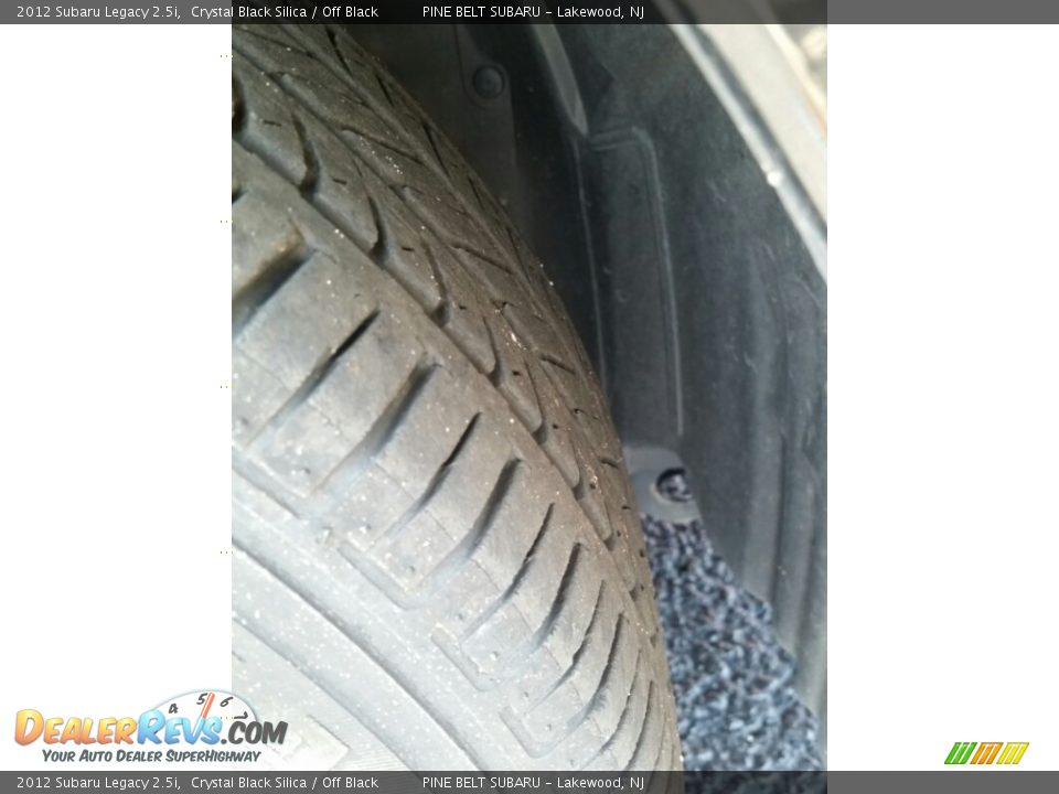 2012 Subaru Legacy 2.5i Crystal Black Silica / Off Black Photo #24