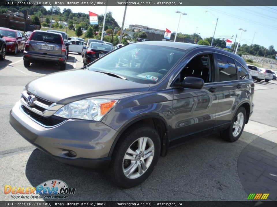 2011 Honda CR-V EX 4WD Urban Titanium Metallic / Black Photo #5