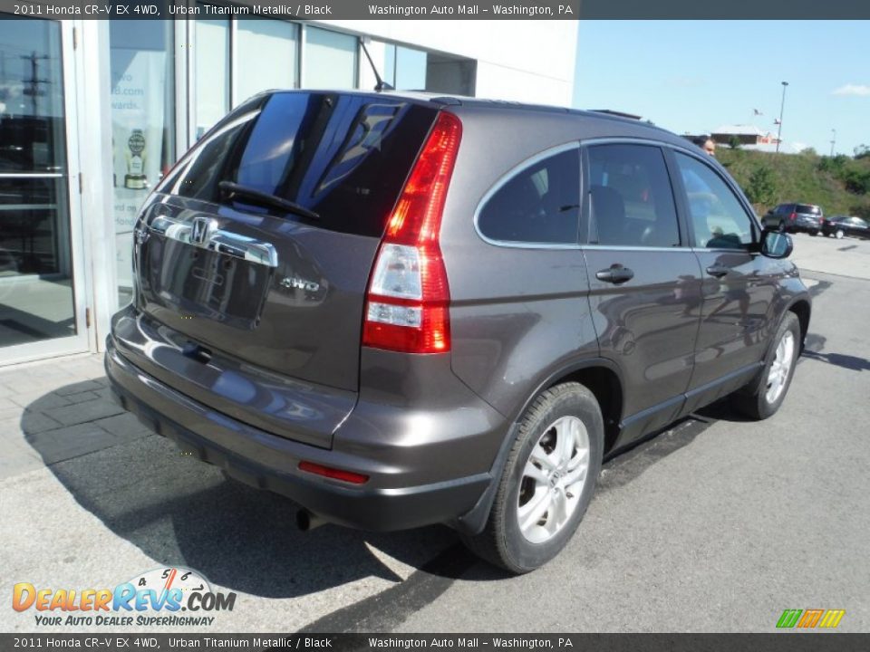 2011 Honda CR-V EX 4WD Urban Titanium Metallic / Black Photo #8