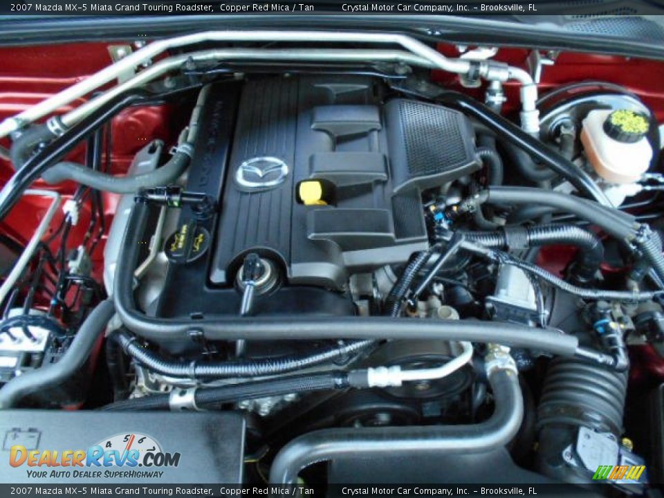 2007 Mazda MX-5 Miata Grand Touring Roadster 2.0 Liter DOHC 16-Valve VVT 4 Cylinder Engine Photo #15