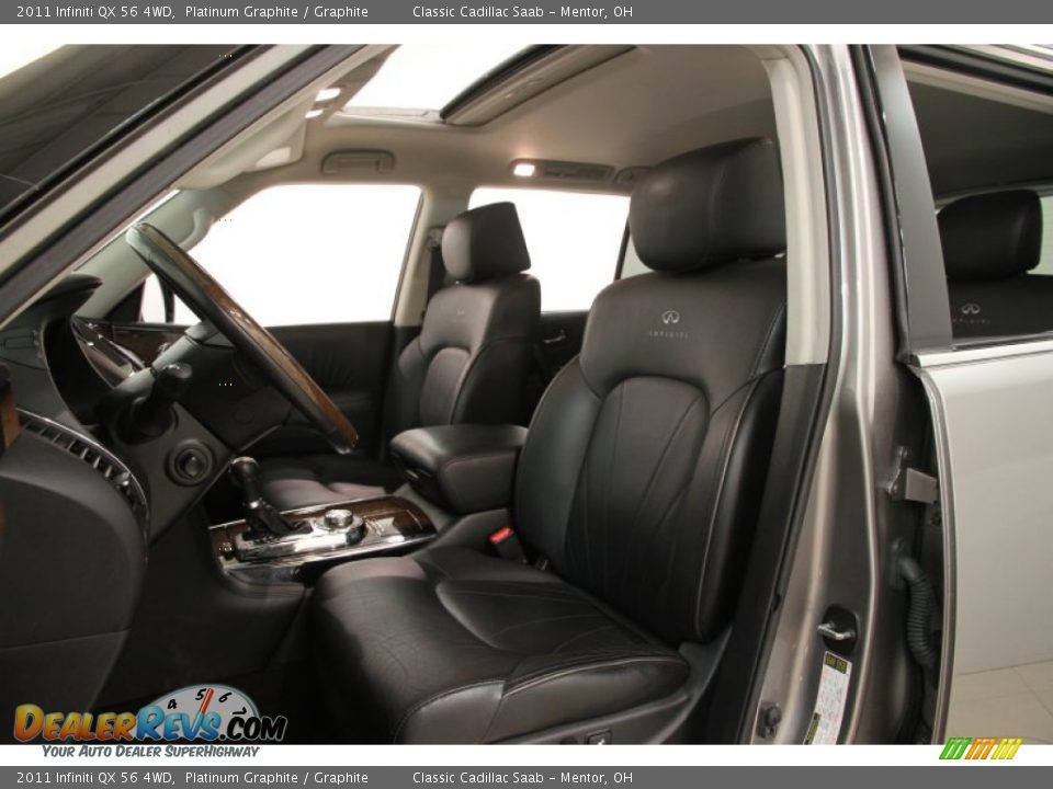 2011 Infiniti QX 56 4WD Platinum Graphite / Graphite Photo #4