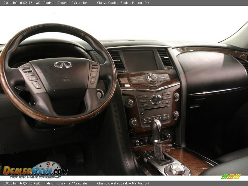 2011 Infiniti QX 56 4WD Platinum Graphite / Graphite Photo #5