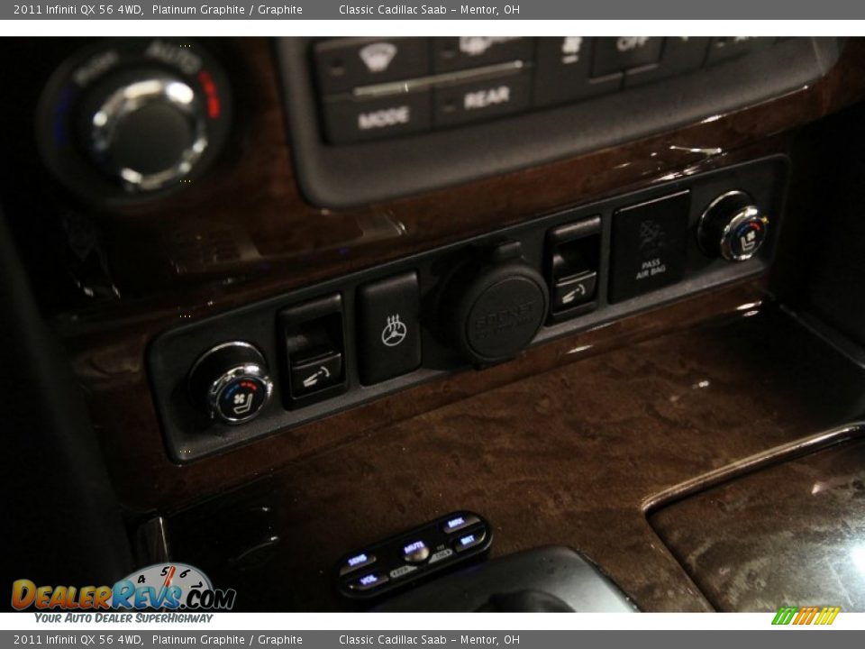 2011 Infiniti QX 56 4WD Platinum Graphite / Graphite Photo #12