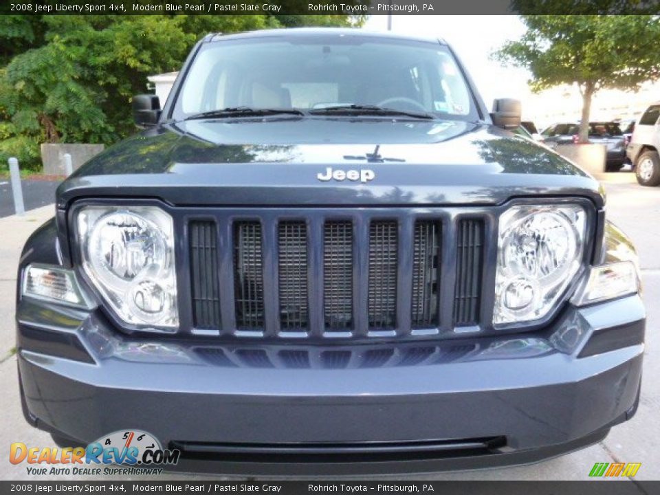 2008 Jeep Liberty Sport 4x4 Modern Blue Pearl / Pastel Slate Gray Photo #19