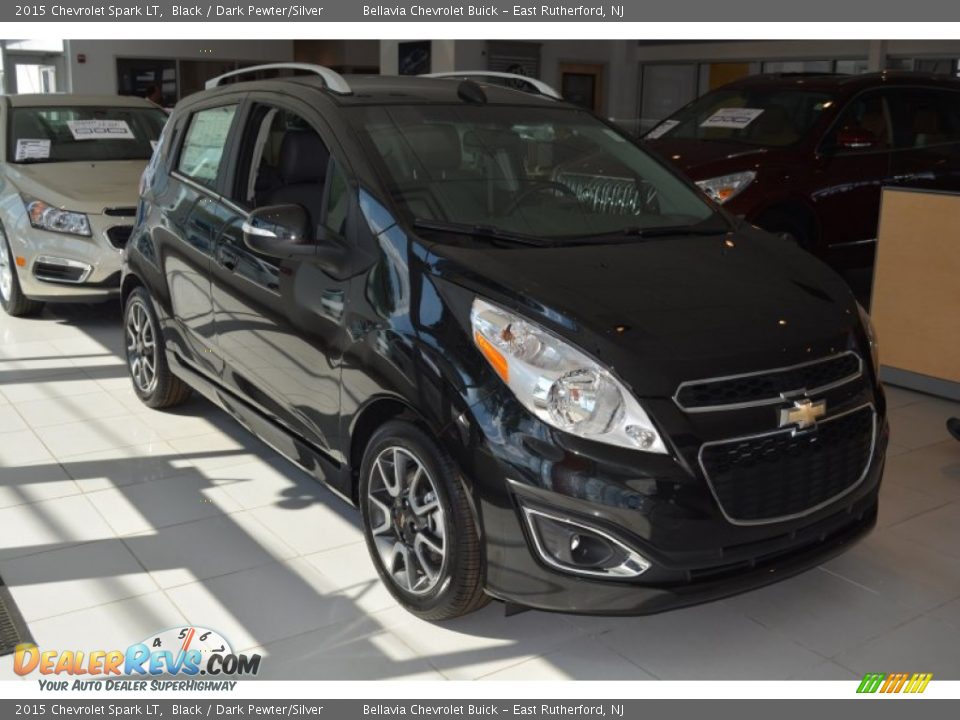 2015 Chevrolet Spark LT Black / Dark Pewter/Silver Photo #3