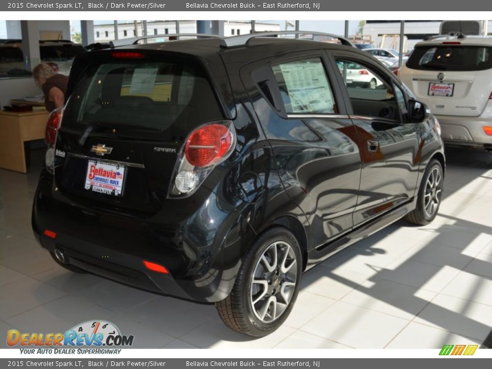 2015 Chevrolet Spark LT Black / Dark Pewter/Silver Photo #4