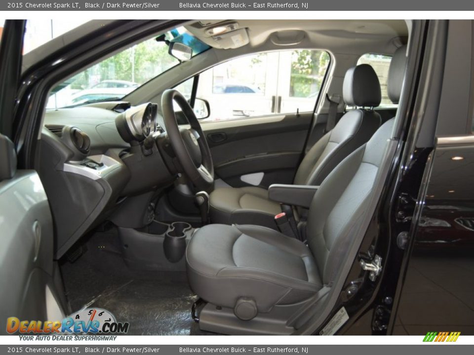 2015 Chevrolet Spark LT Black / Dark Pewter/Silver Photo #9